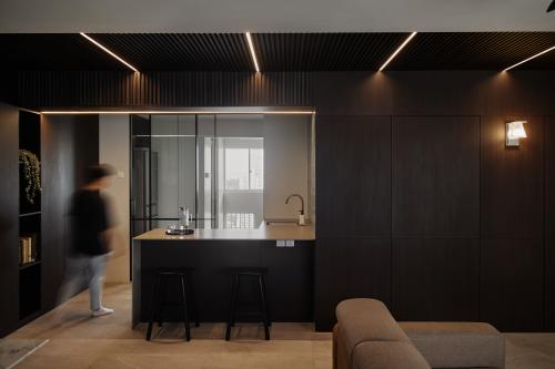Contemporary Living Room at Jalan Rumah Tinggi