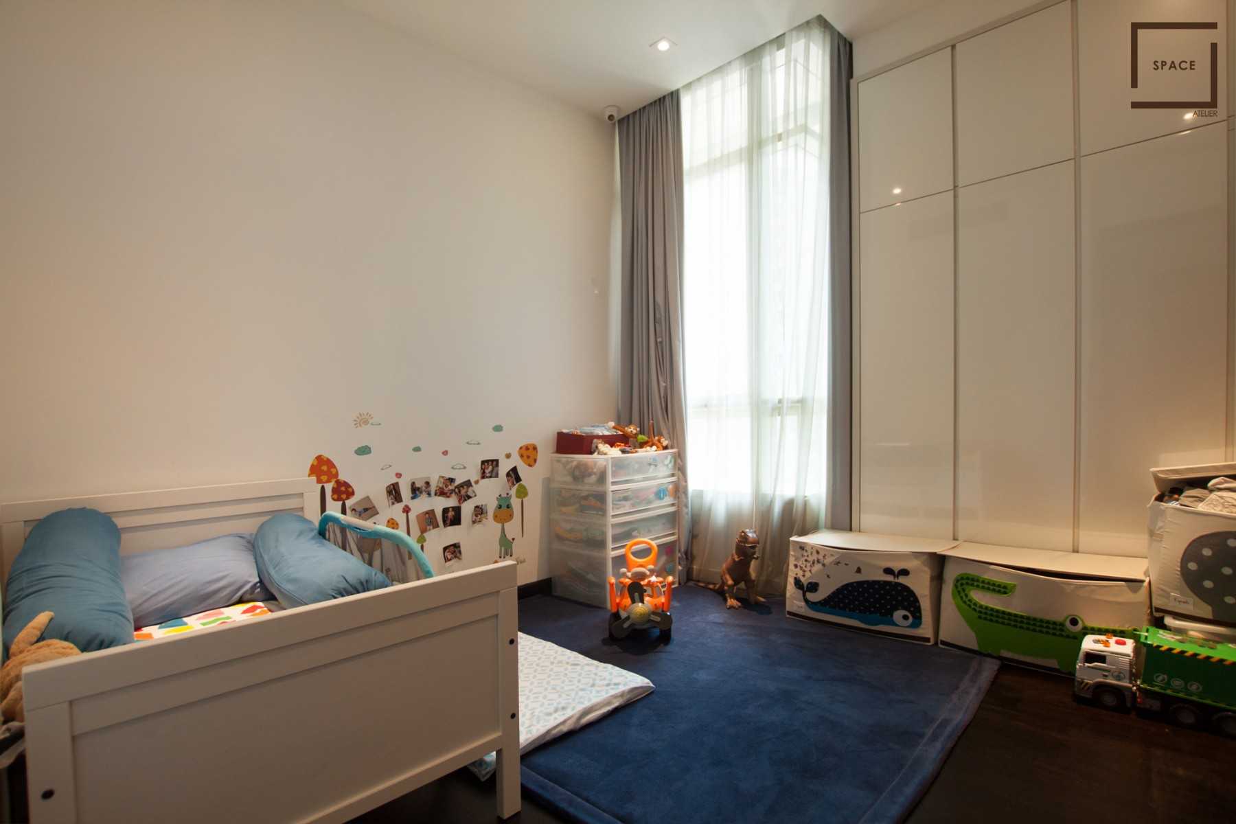 Modern Kids Room with Toys and Children's Storage