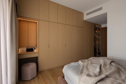 Transitional Bedroom at Ocean Drive