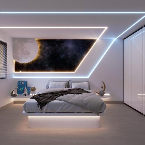 Modern Bedroom at Modern X Futuristic EA