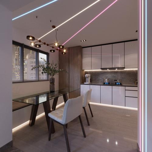 Modern Dining Room at Modern X Futuristic EA