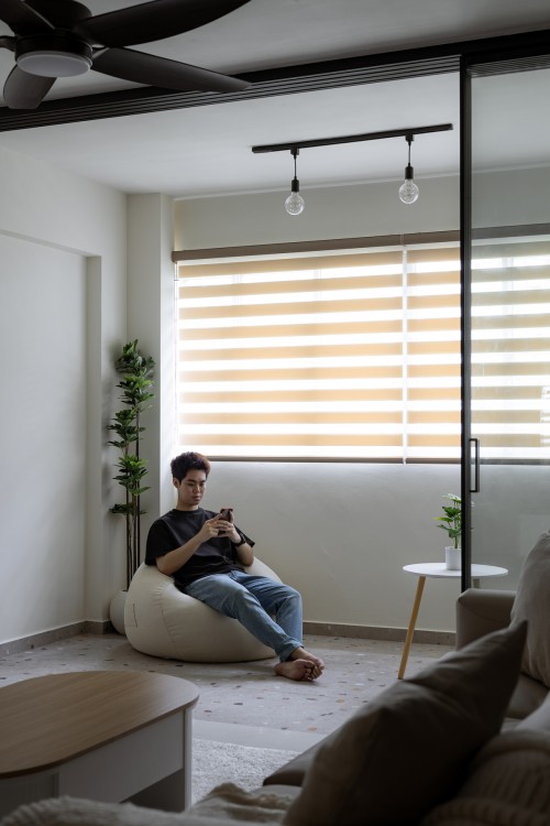 Modern Living Room at 626 Jurong West Street 65