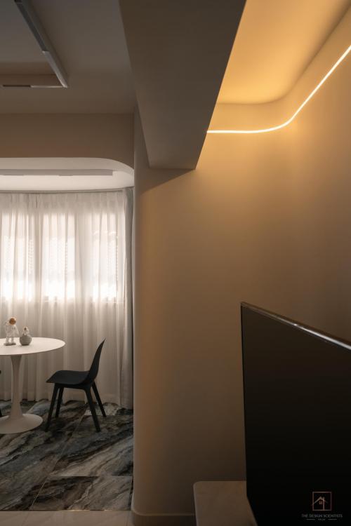 Contemporary Living Room at 26 Bendemeer Road