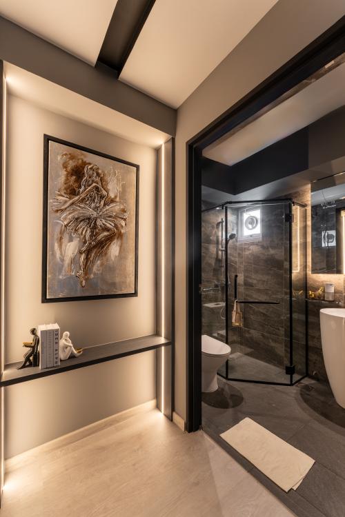 Modern Hallway at 117A Jalan temneram