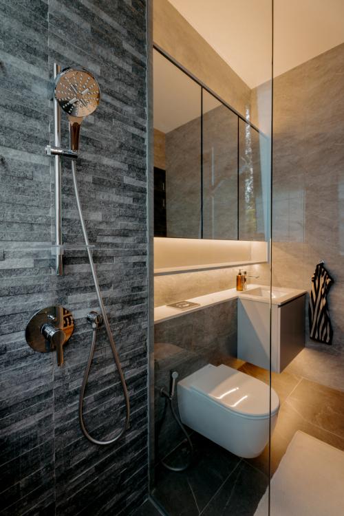 Scandinavian Bathroom at Sunset Bloom