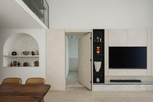 Contemporary Living Room at Thomson Grand