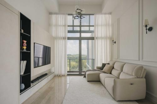Contemporary Living Room at Thomson Grand