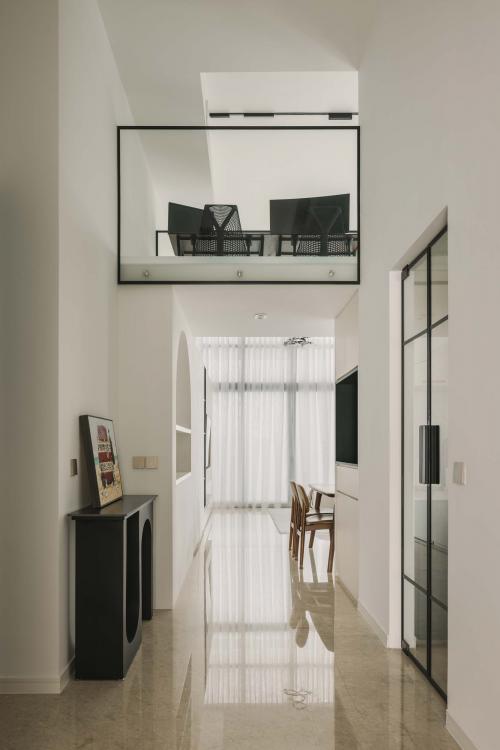 Contemporary Living Room at Thomson Grand