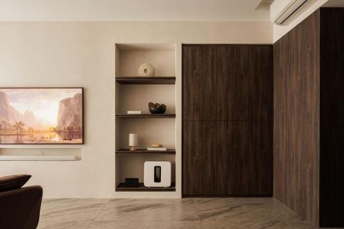 Minimalist Living Room at Provence Residences