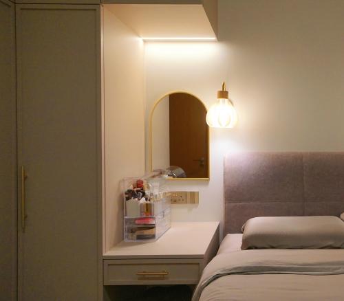 Scandinavian Bedroom at Glades Condo