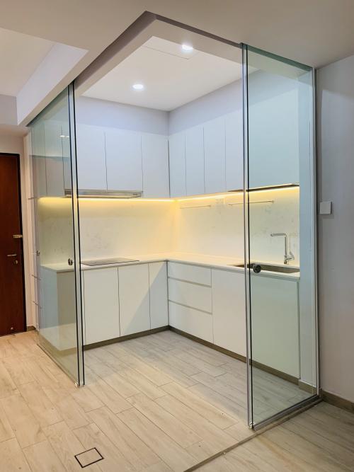 Contemporary Kitchen at Signature Park Condo