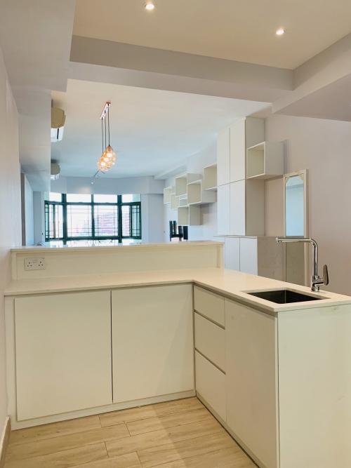 Contemporary Kitchen at Signature Park Condo