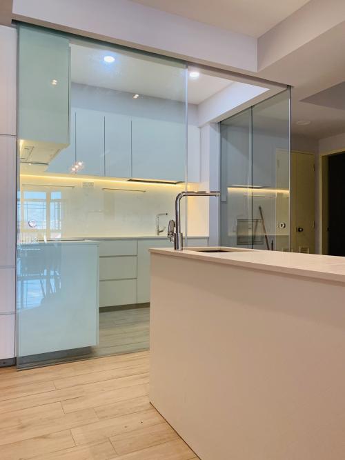 Contemporary Kitchen at Signature Park Condo