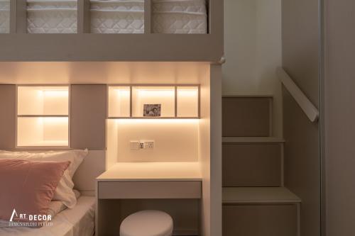 Contemporary Kids Room at Kovan Residences