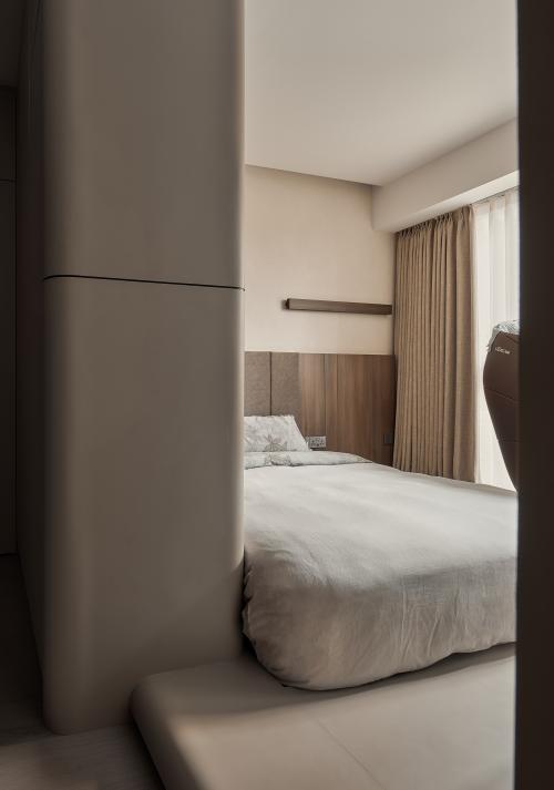 Modern Bedroom at Riverfront Residences