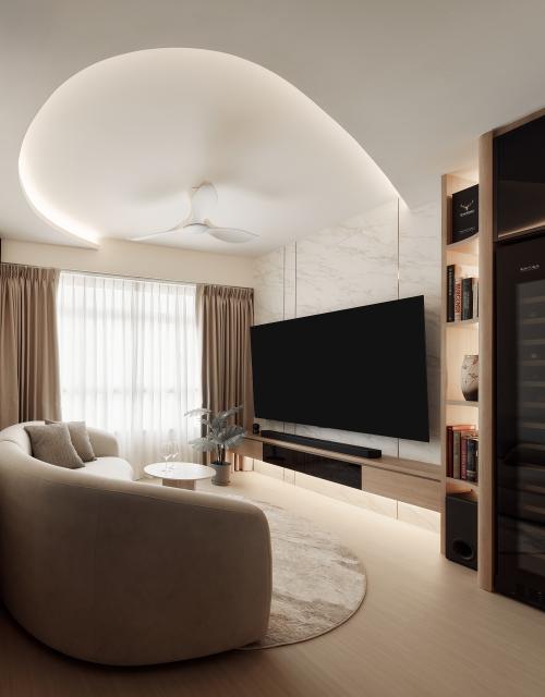 Modern Living Room at Sun Breeze