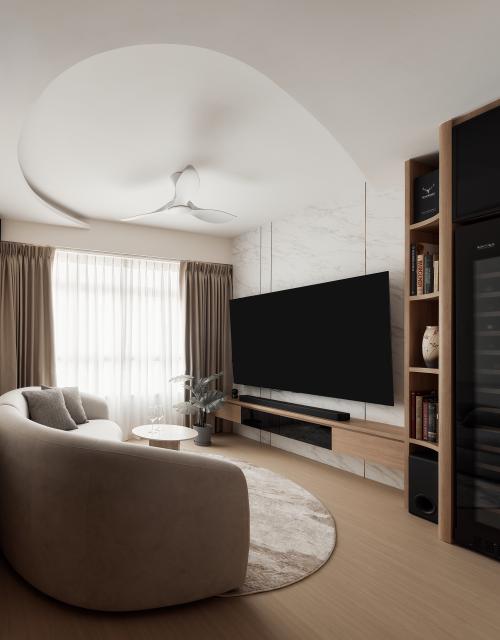 Modern Living Room at Sun Breeze