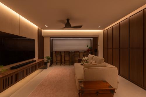 Modern Living Room at Pinnacle at Duxton