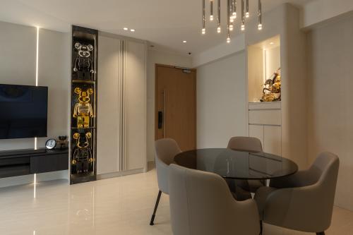 Contemporary Living Room at Tampines Trilliant