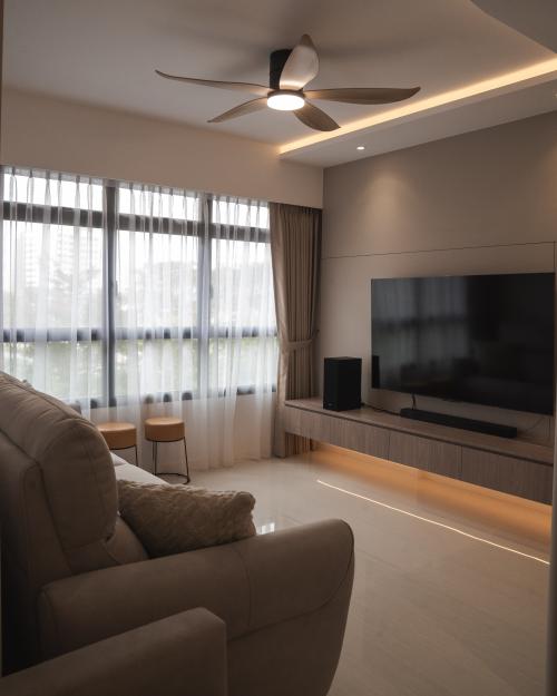 Modern Living Room at 116A Canberra street