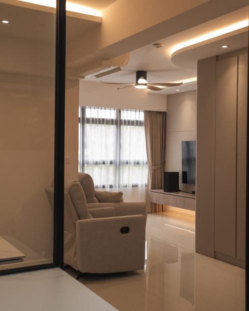 Modern Living Room at 116A Canberra street