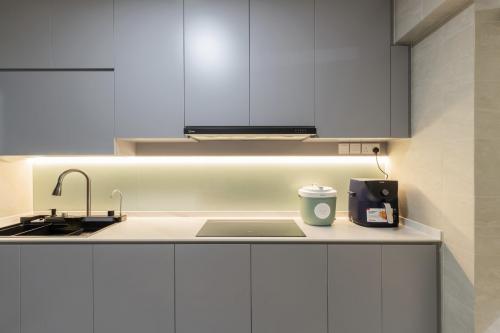 Contemporary Kitchen at 225B TENGAH GARDEN AVENUE