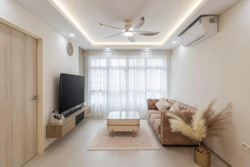 Scandinavian Living Room at 802C KEAT HONG CLOSE