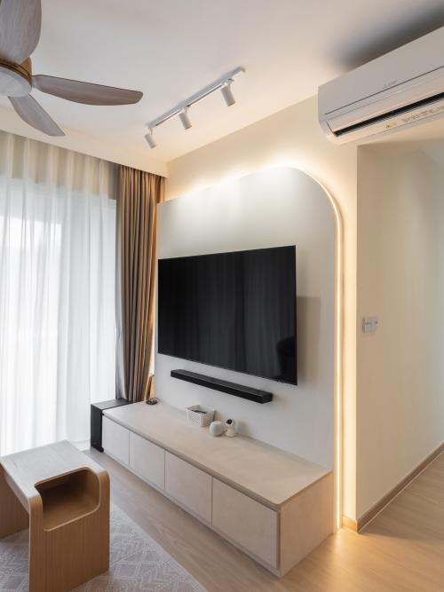 Minimalist Living Room at 138D YUAN CHING RD