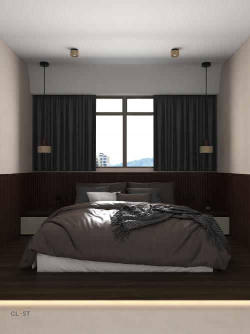 Minimalist Bedroom at West Edge @ Bukit Batok