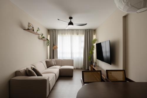 Minimalist Living Room at 550A Segar Road