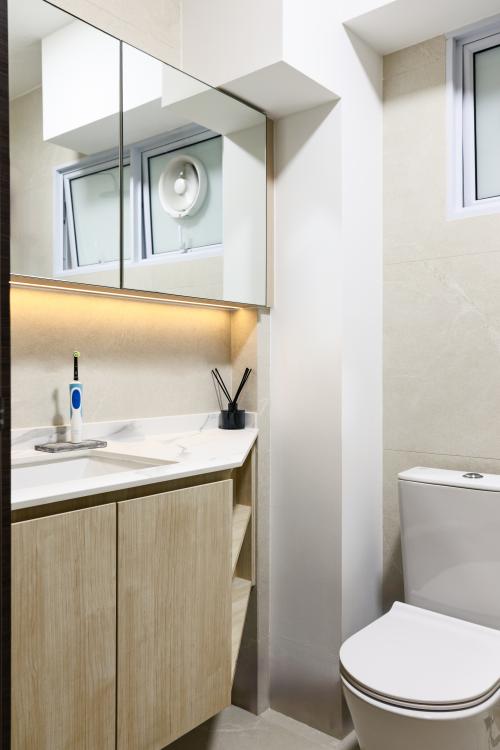 Modern Bathroom at 864 Jurong West