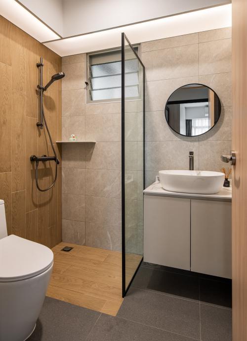 Modern Bathroom at BLK 459 Segar Road