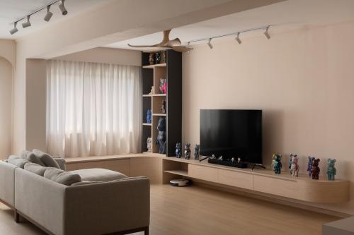 Scandinavian Living Room at Blk 500 Serangoon North Ave 4
