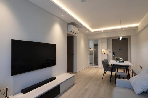 Minimalist Living Room at Resale 3 Room HDB @ Jurong