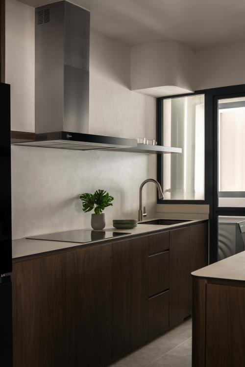 Minimalist Kitchen at 380C Canberra Drive BTO