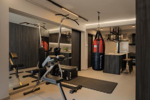 Contemporary Home Gym at Everton Park