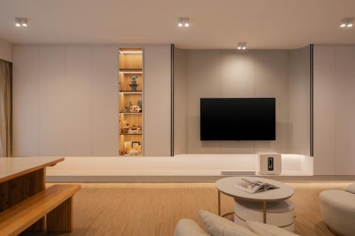 Minimalist Living Room at Yishun Avenue
