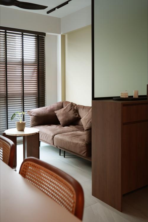 Modern Living Room at 53 Commenwealth