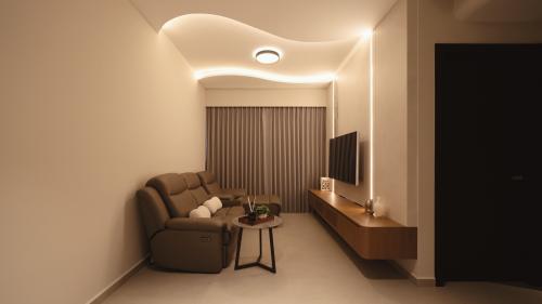 Contemporary Living Room at Space @ Kovan