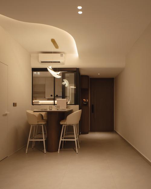 Contemporary Living Room at Space @ Kovan