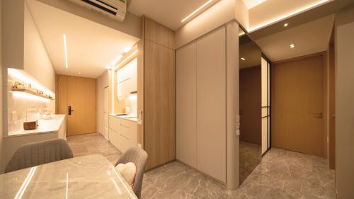 Contemporary Living Room at Tower Sereen