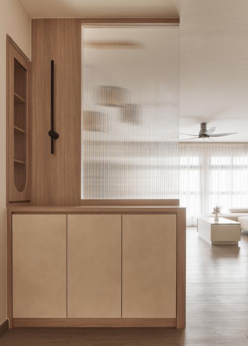 Scandinavian Entryway at Parc Clover @ Tengah