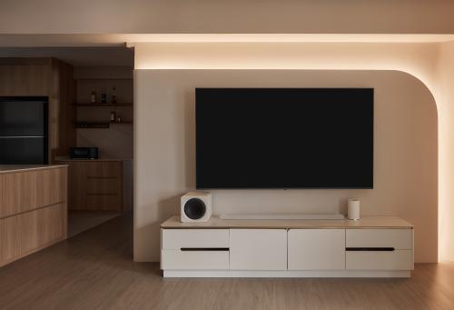 Scandinavian Living Room at Parc Clover @ Tengah