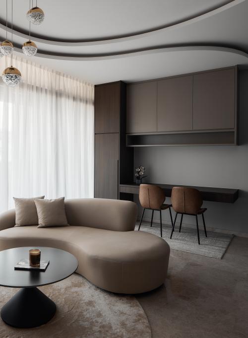 Modern Living Room at Pullman Residences