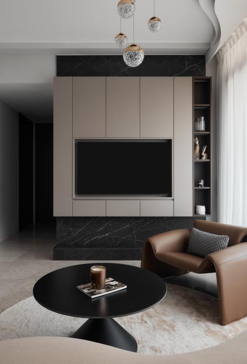 Modern Living Room at Pullman Residences