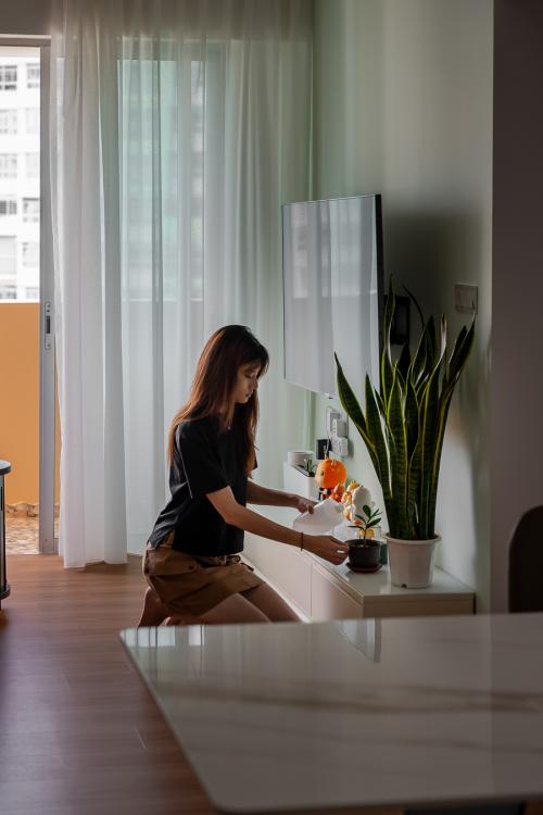 Asian Living Room at 623C Punggol Central