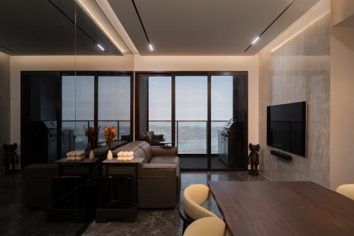 Modern Living Room at Ave South Residences