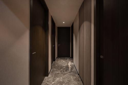 Modern Hallway at Ave South Residences