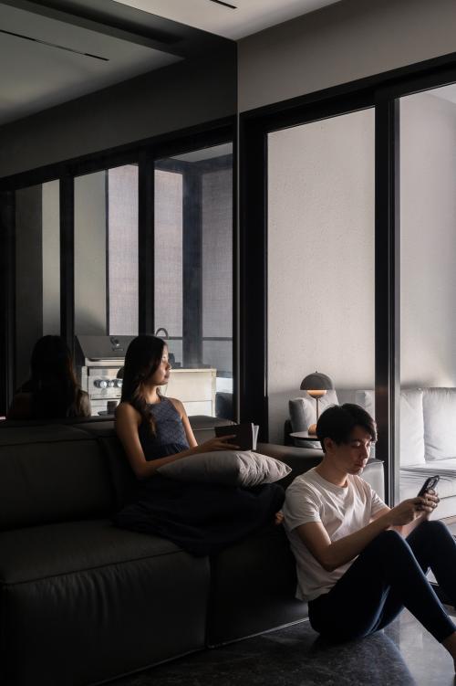 Modern Living Room at Ave South Residences