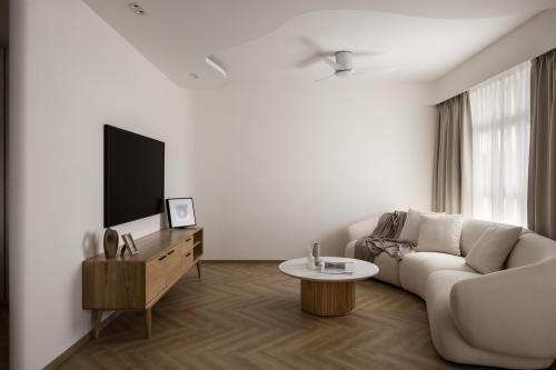 Scandinavian Living Room at Upper Aljunied